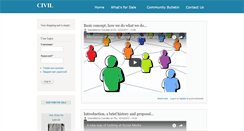 Desktop Screenshot of civilsocialmedia.com